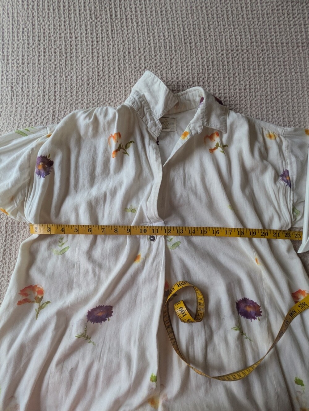 Khara Kapas Soft Mul Cotton Dove Dress - Picture 6 of 7